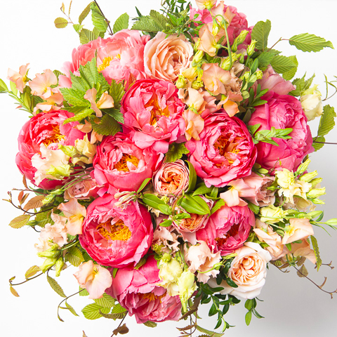 Bouquet de fleurs coupées fraîches - Les Fleurs du Temps